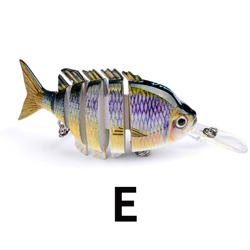 Hard Plastic Blue-Gill Imitation Multi-Joint Fishing Lure