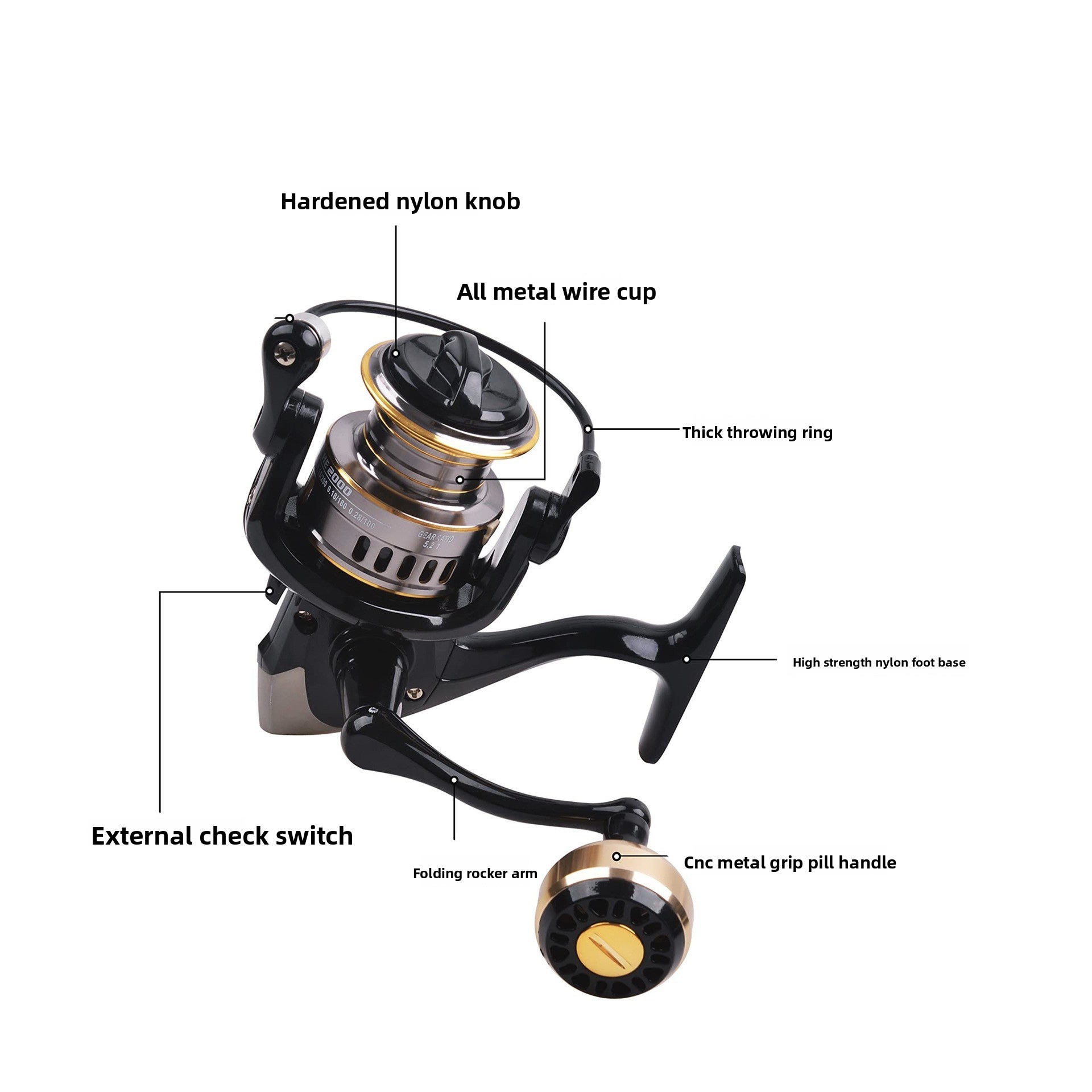 Luya Fishing Reel Long-Range Cast Special Fish Reel