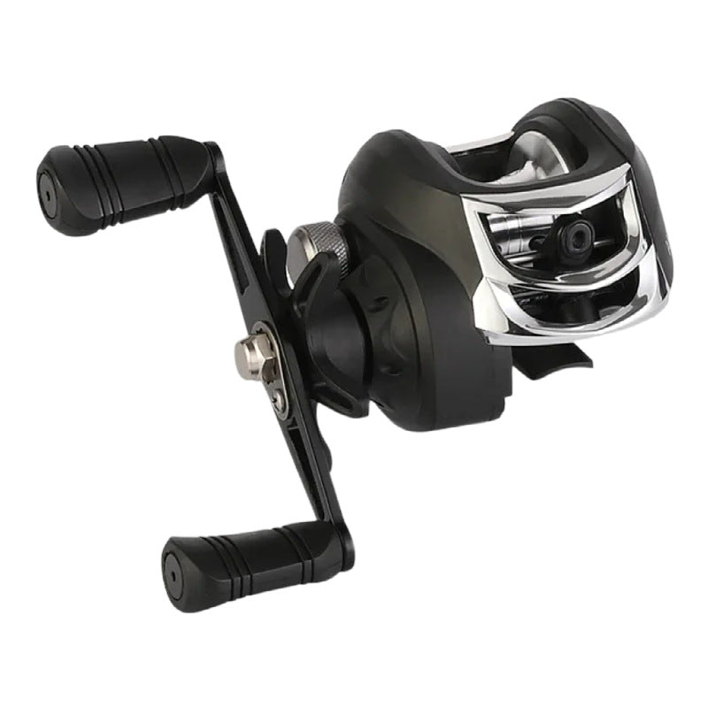 Versatile Baitcasting Fishing Reel - Ambidextrous, 7.2:1 Gear Ratio for Freshwater & Saltwater Angling, Durable Aluminum Alloy & ABS Construction,