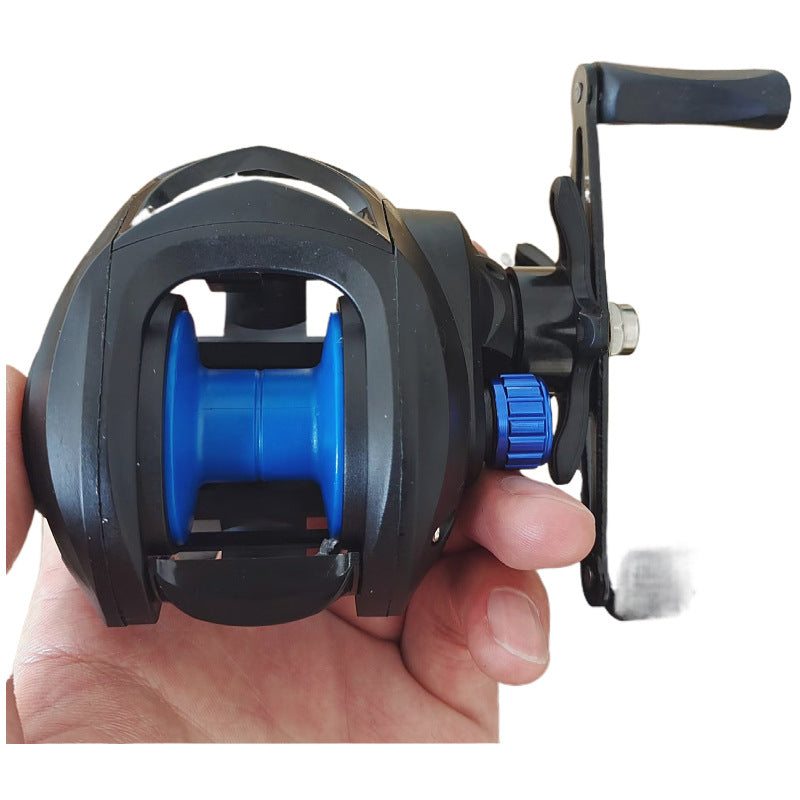 Versatile Baitcasting Fishing Reel - Ambidextrous, 7.2:1 Gear Ratio for Freshwater & Saltwater Angling, Durable Aluminum Alloy & ABS Construction,