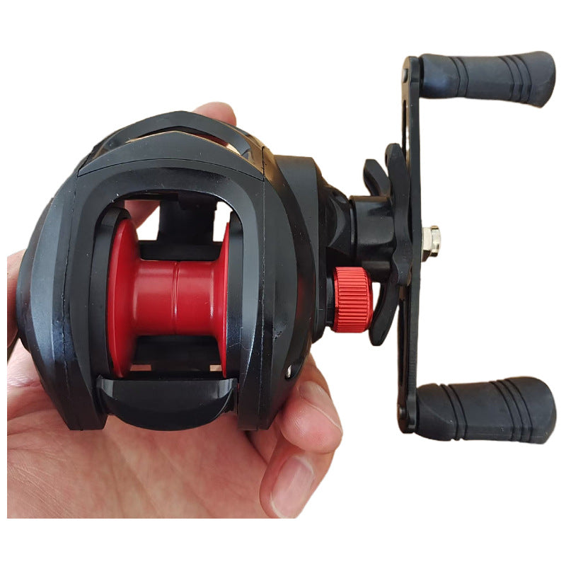 Versatile Baitcasting Fishing Reel - Ambidextrous, 7.2:1 Gear Ratio for Freshwater & Saltwater Angling, Durable Aluminum Alloy & ABS Construction,