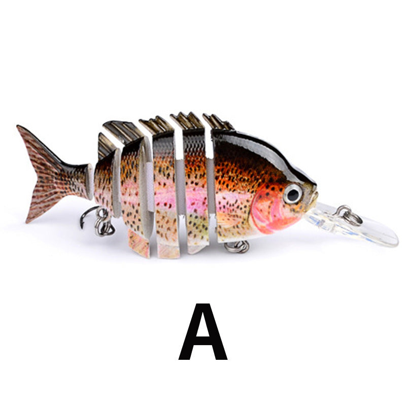 Hard Plastic Blue-Gill Imitation Multi-Joint Fishing Lure