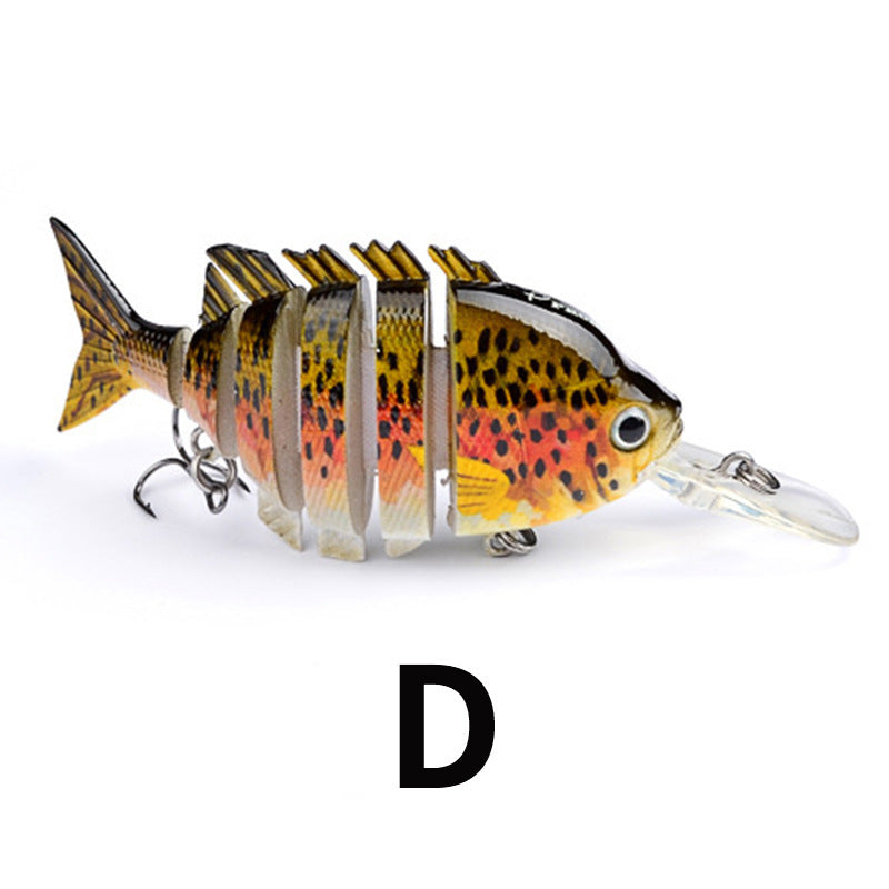 Hard Plastic Blue-Gill Imitation Multi-Joint Fishing Lure