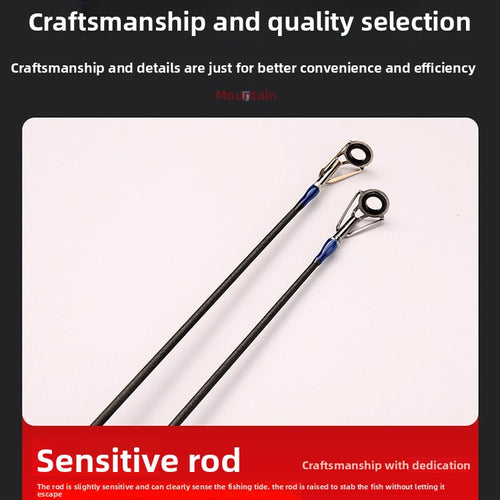 Fiberglass Fishing Rod with Hollow Plug Design